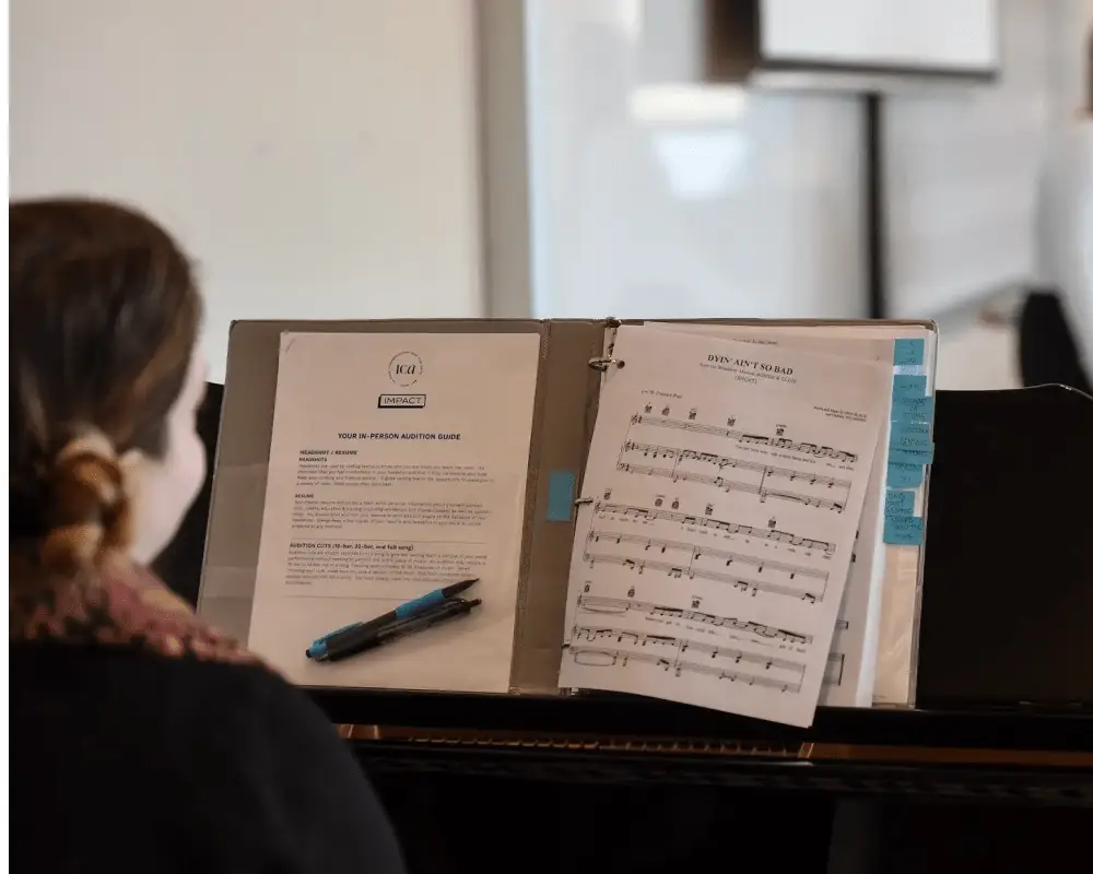 Professional musical theater training